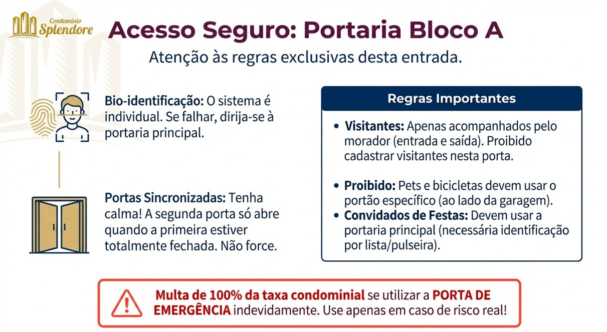 Acesso Seguro: Portaria Bloco A