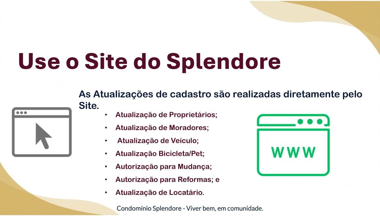 Use o Site do Splendore